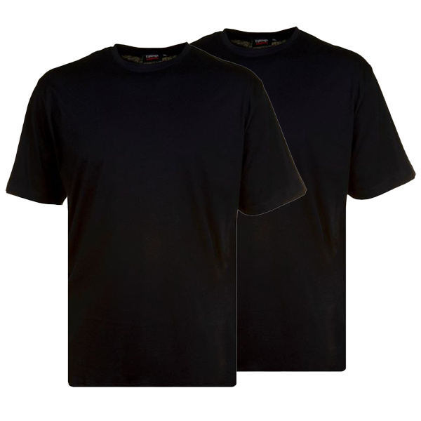 FREE SHIPPING with Big Size Black T-shirt! (2-pack)