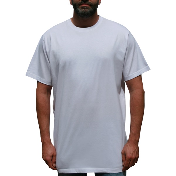 Big size White T-shirt 2XL-8XL