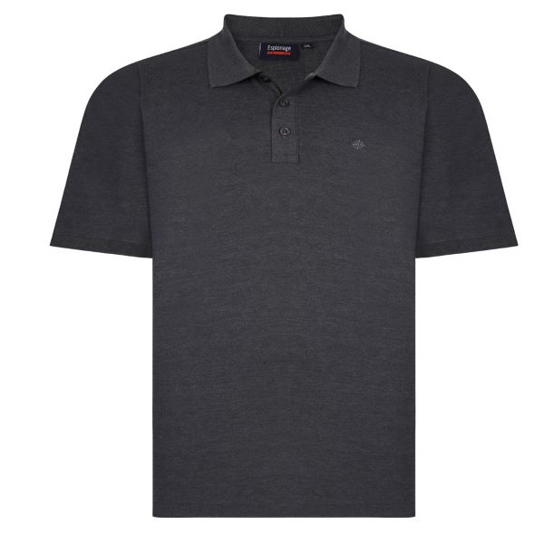 Big size Charcoal Polo 