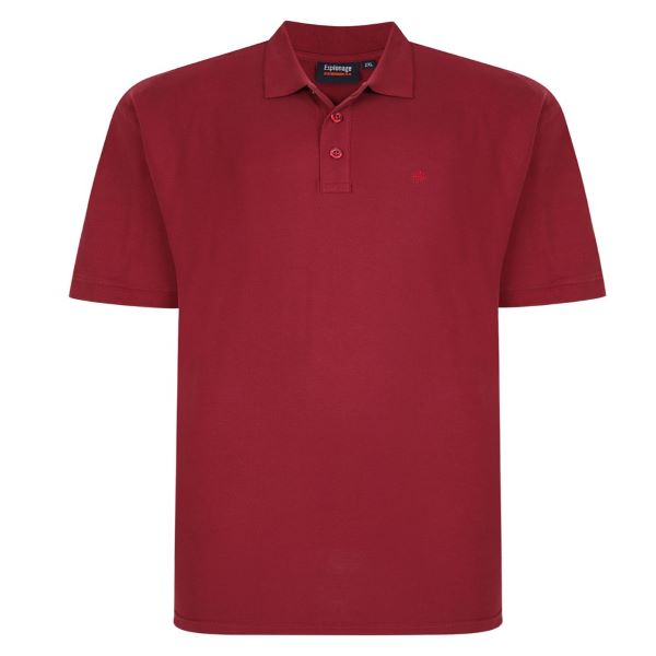 Big size Red Polo 