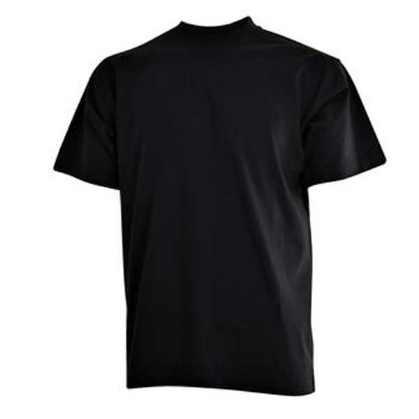 Big Size Black Basic T-shirt